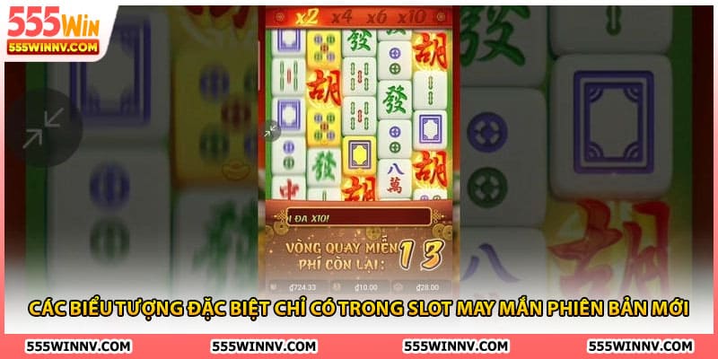 Các biểu tượng đặc biệt chỉ có trong slot may mắn phiên bản mới