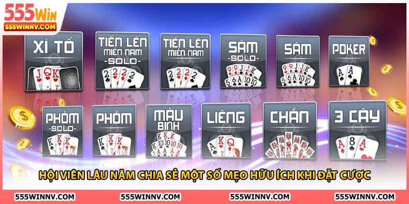 Hội viên lâu năm chia sẻ một số mẹo hữu ích khi đặt cược